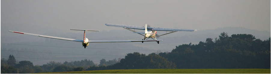 Flying lesson in a PA28